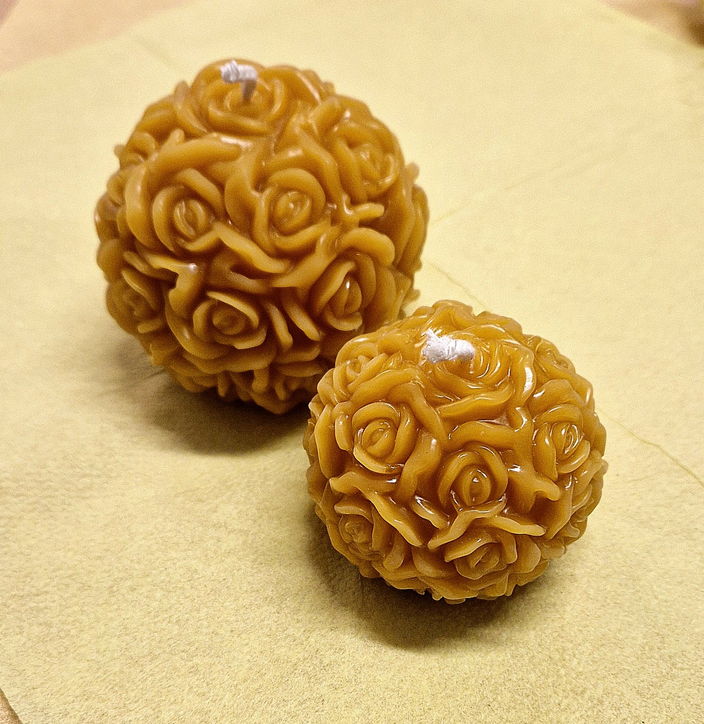 Rosenkugel - Handgegossen