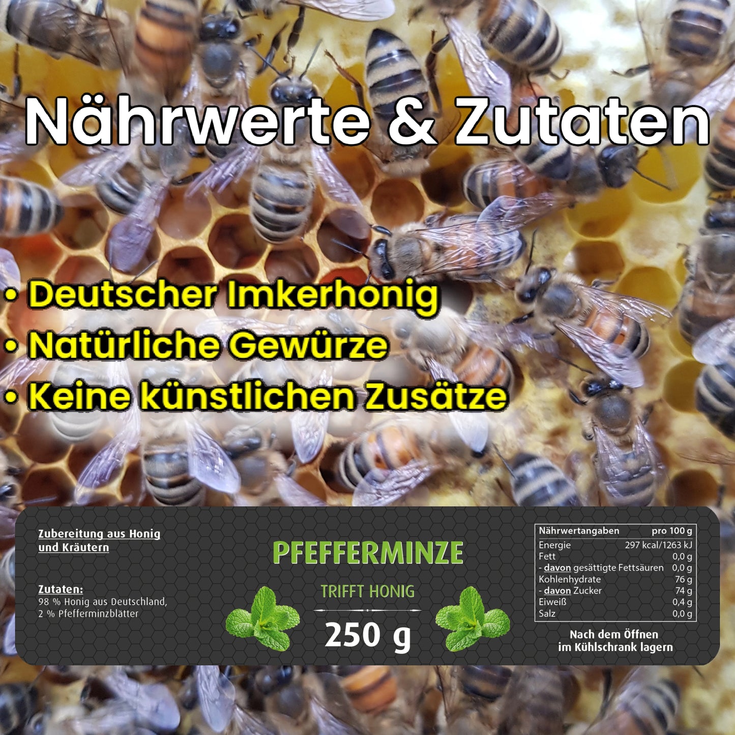 Pfefferminze trifft Honig 250g