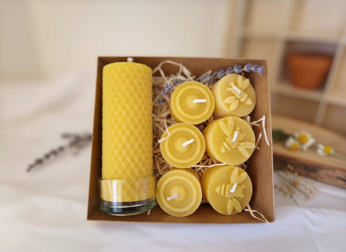 Geschenk-Set "Bee Candle" (9687236575578)