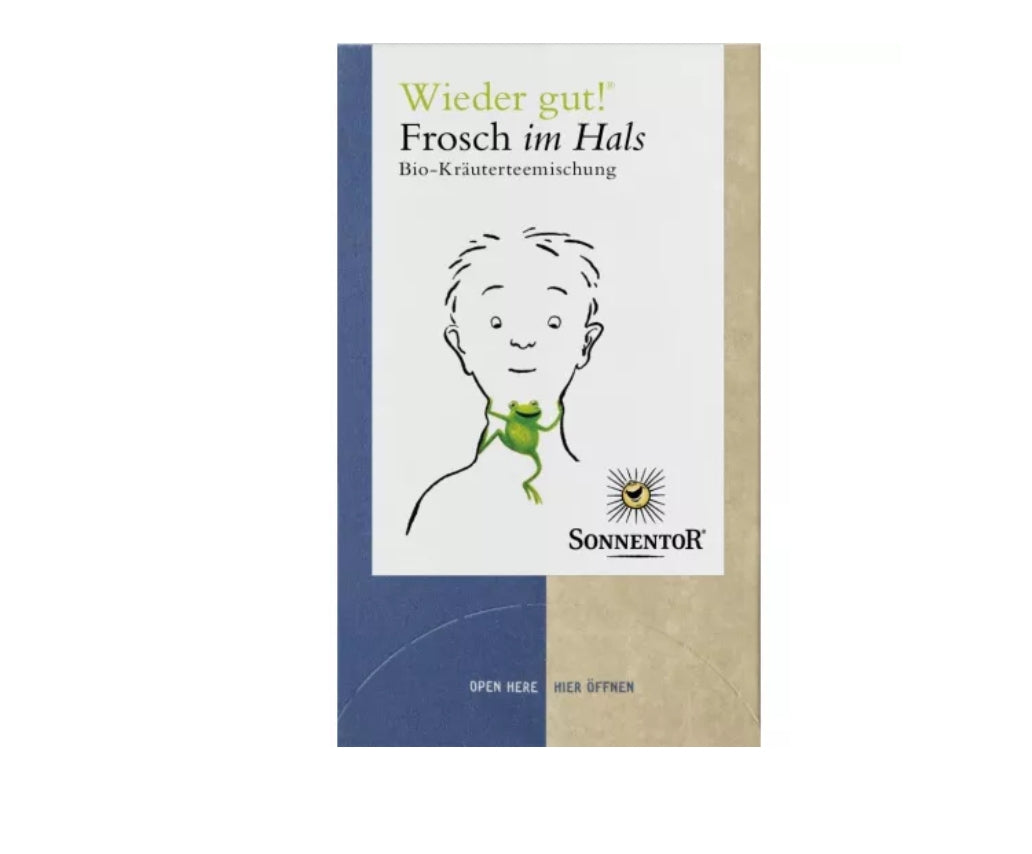 """Frosch im Hals"""