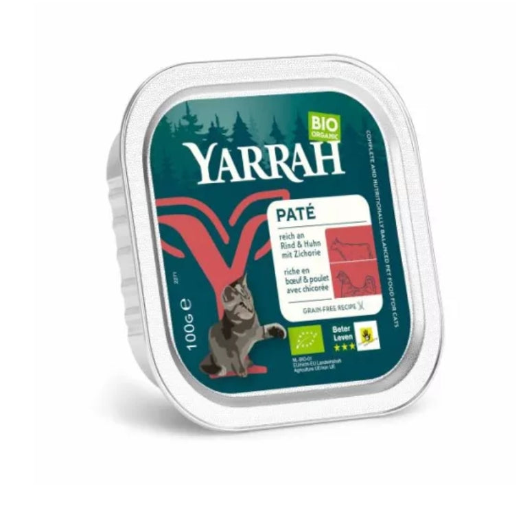 Katzen Paté Rind mit Zichorie 100g