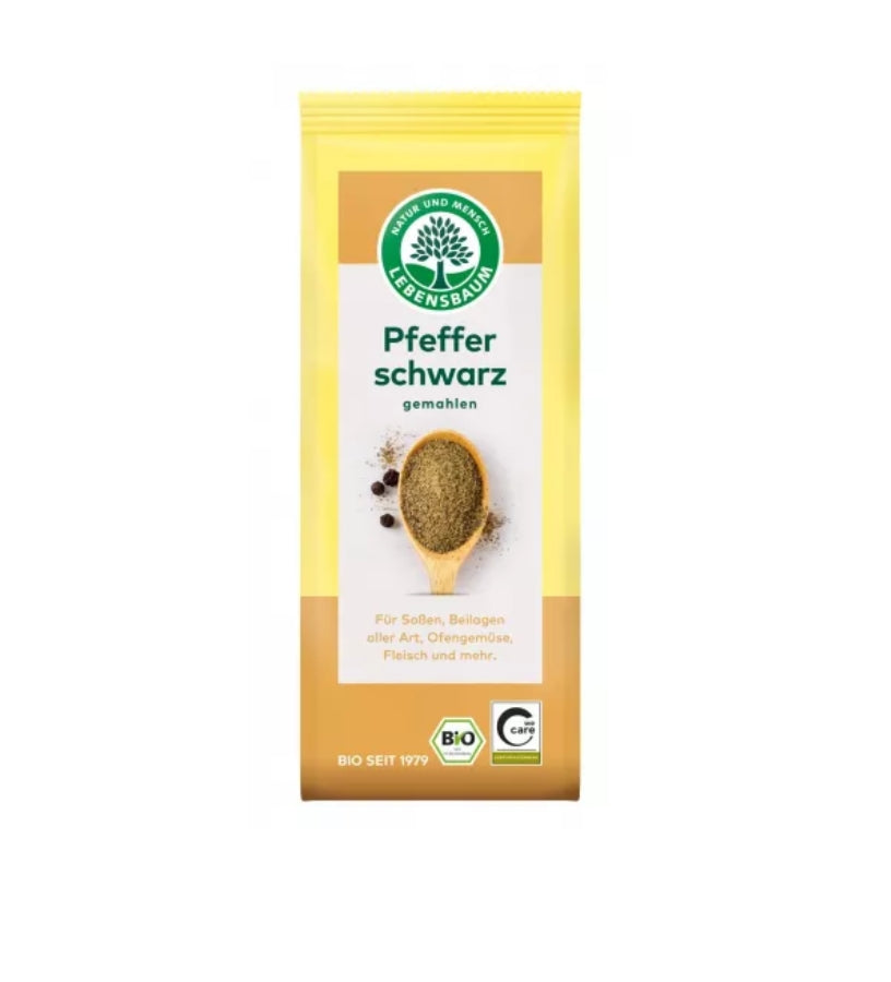 Pfeffer schwarz, gemahlen 50g