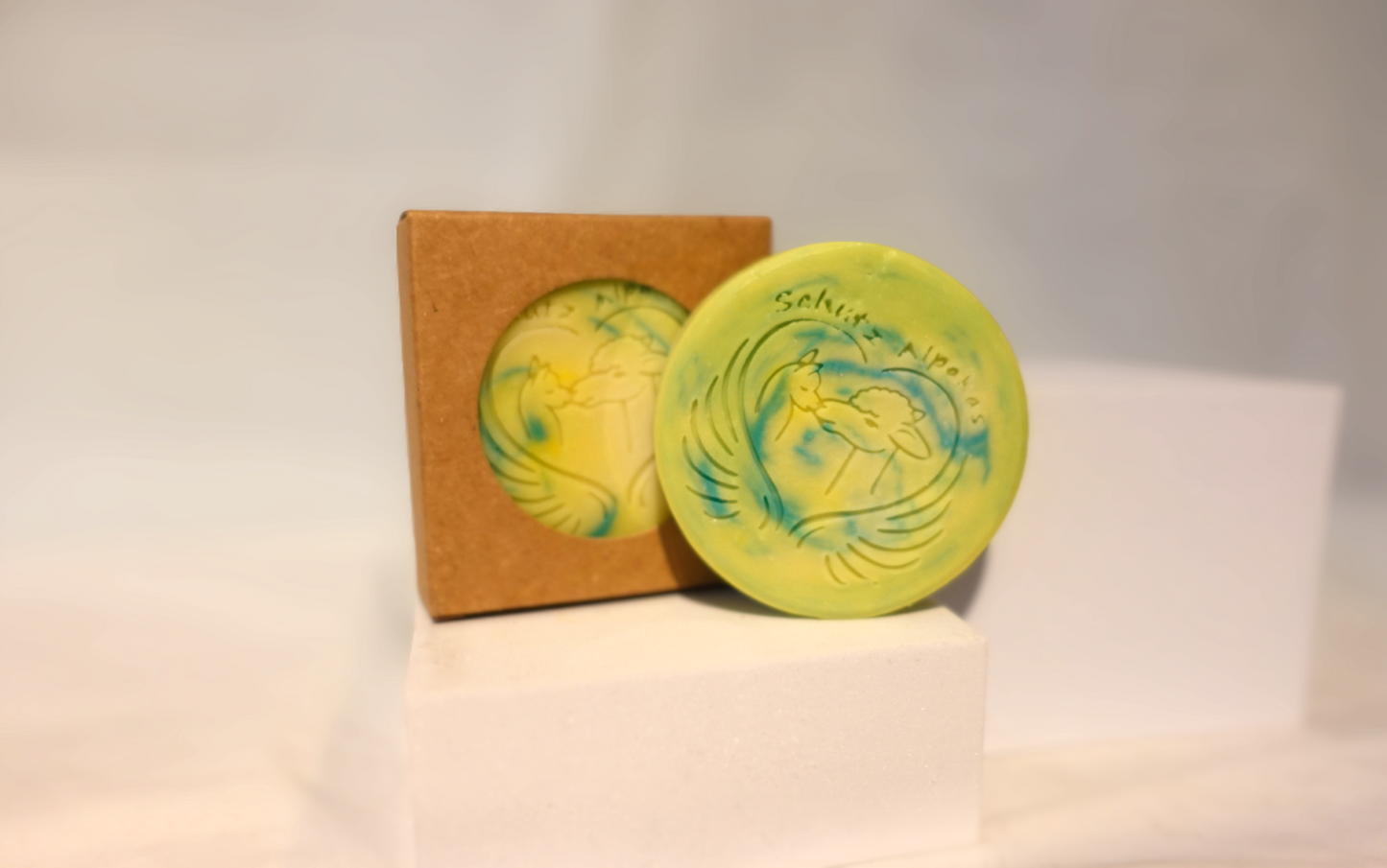 Alpakakeratinseife - "Caipirinha" -Handgesiedet