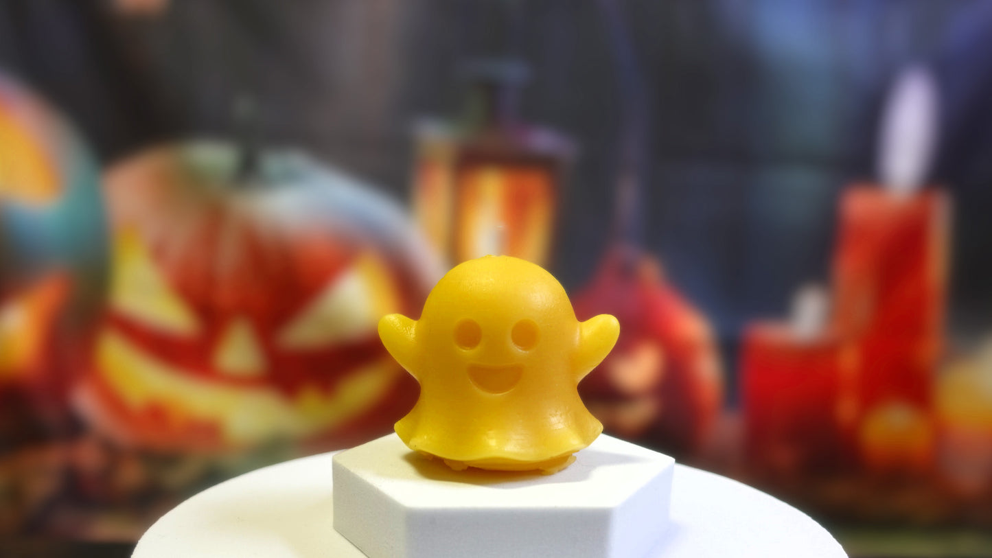 Kerze "Cute Ghost" 🎃 Handgegossen