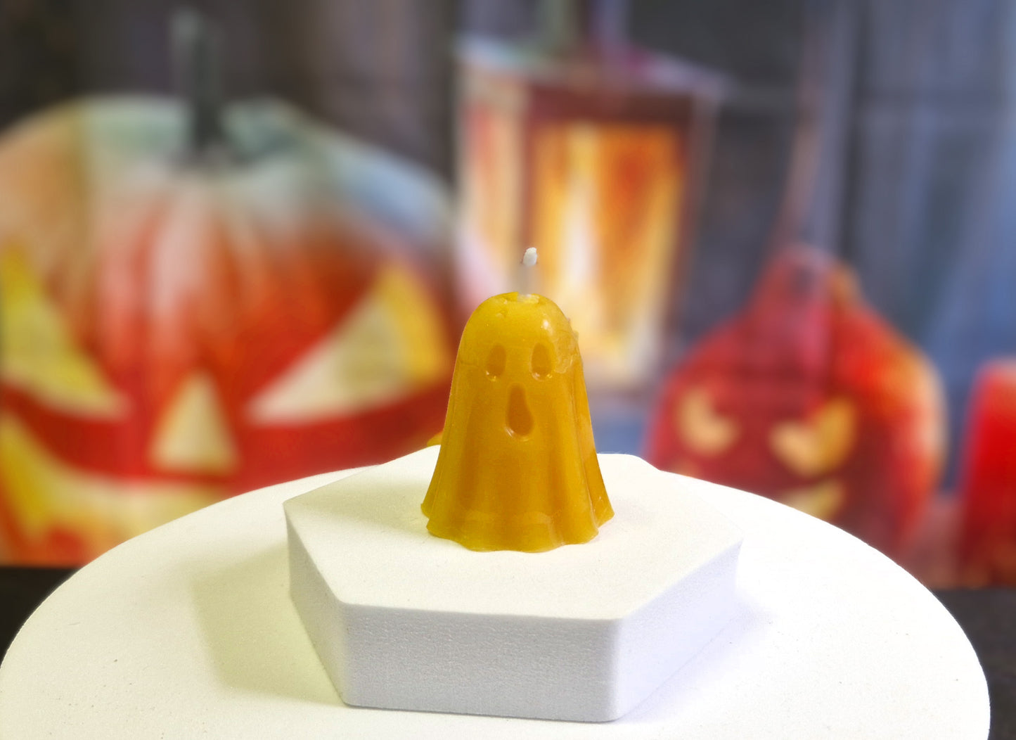 Kerze "Geist" 🎃 Handgegossen