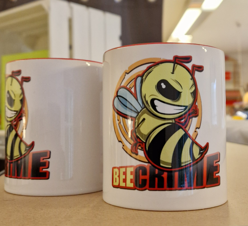 Kaffeetasse "Beecrime"