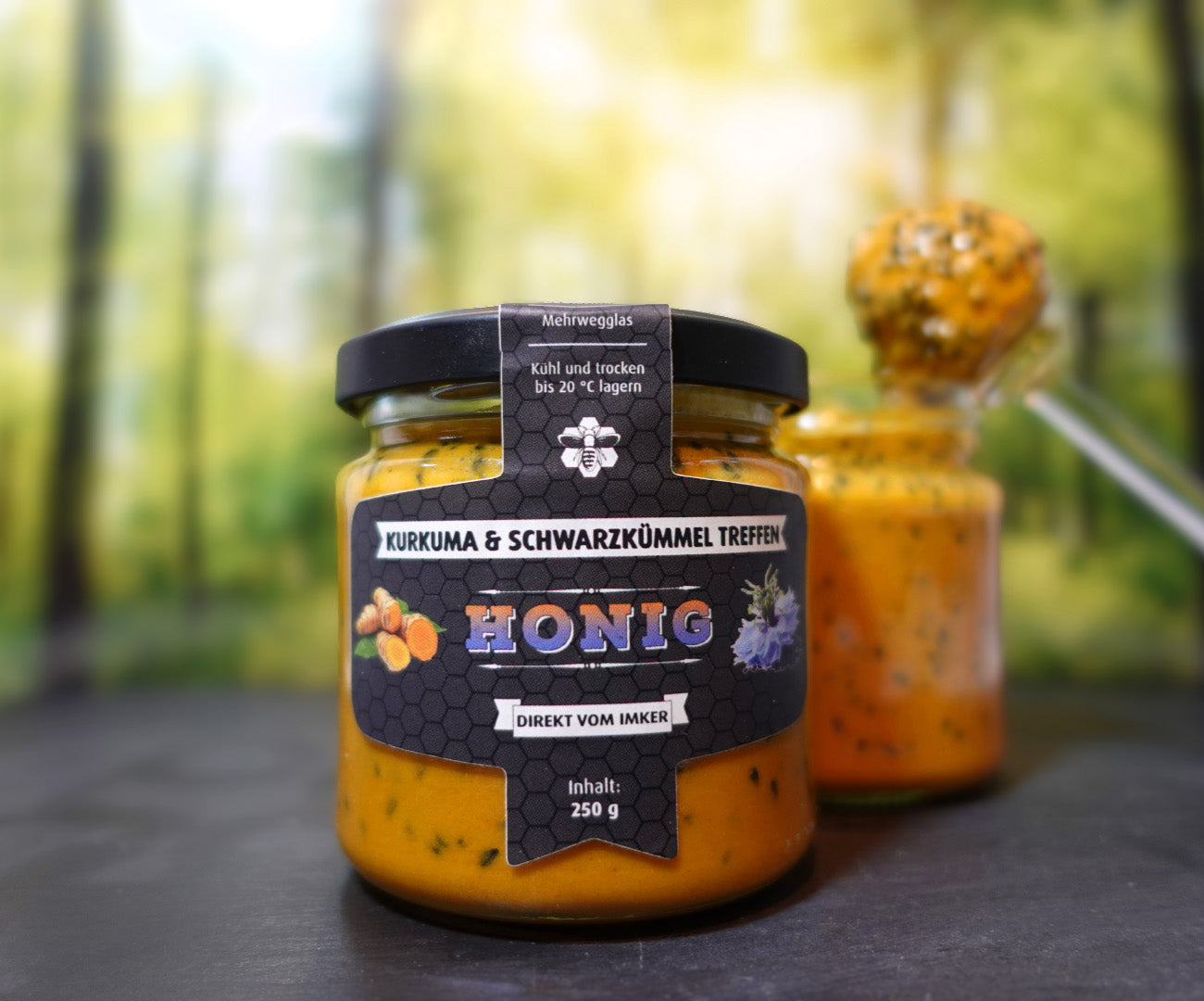 Kurkuma Schwarzkümmel trifft Honig 250g