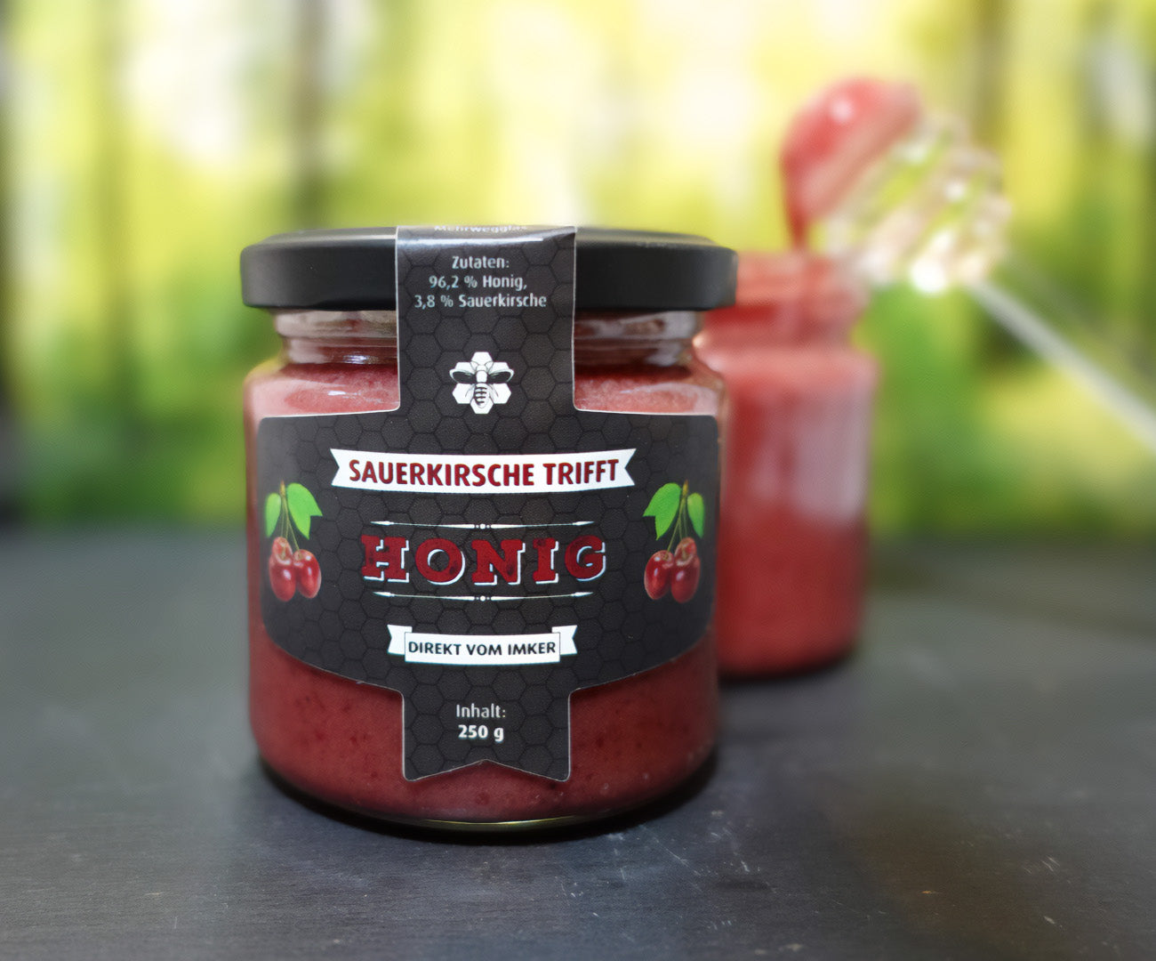 Sauerkirsche trifft Honig 250g verschiedene Varianten