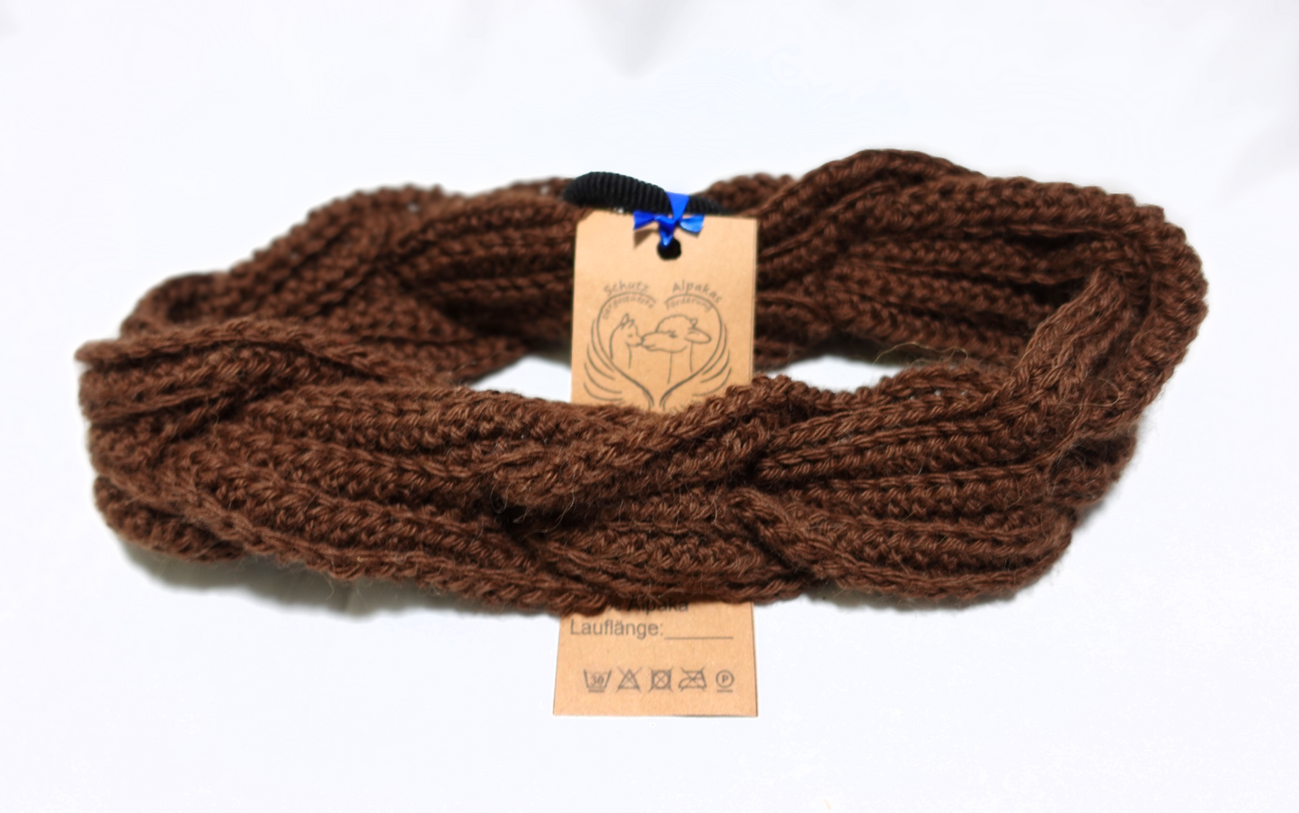 Stirnband aus Alpakawolle