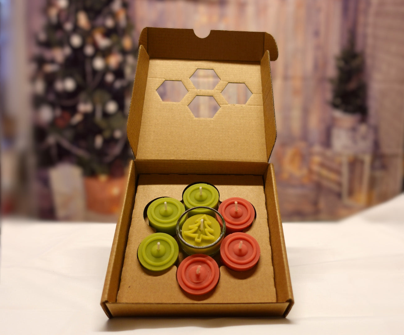 Teelicht Set "Winter Edition" 🎄Handgegossen