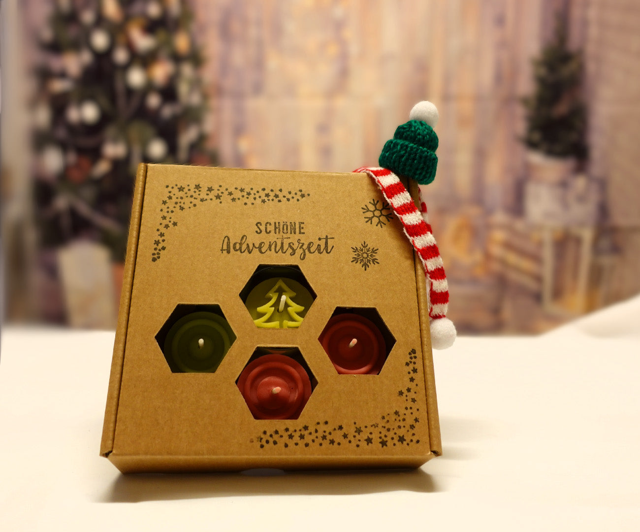 Teelicht Set "Winter Edition" 🎄Handgegossen