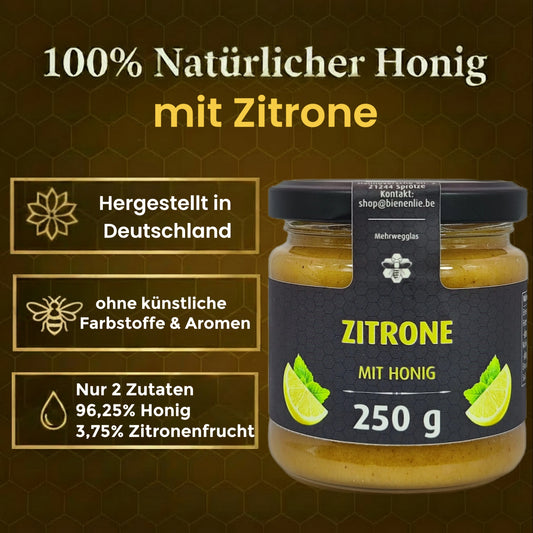 Zitrone mit Honig - frisch & säuerlich | 250g