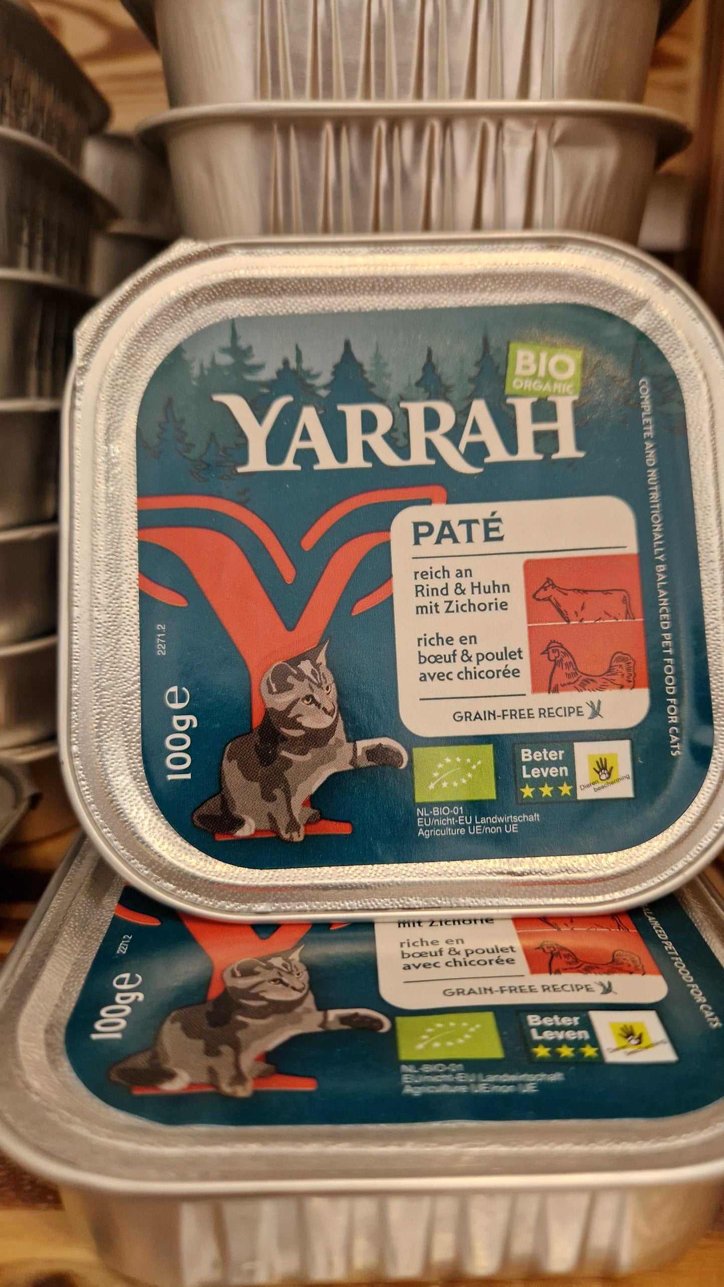 Katzen Paté Rind mit Zichorie 100g