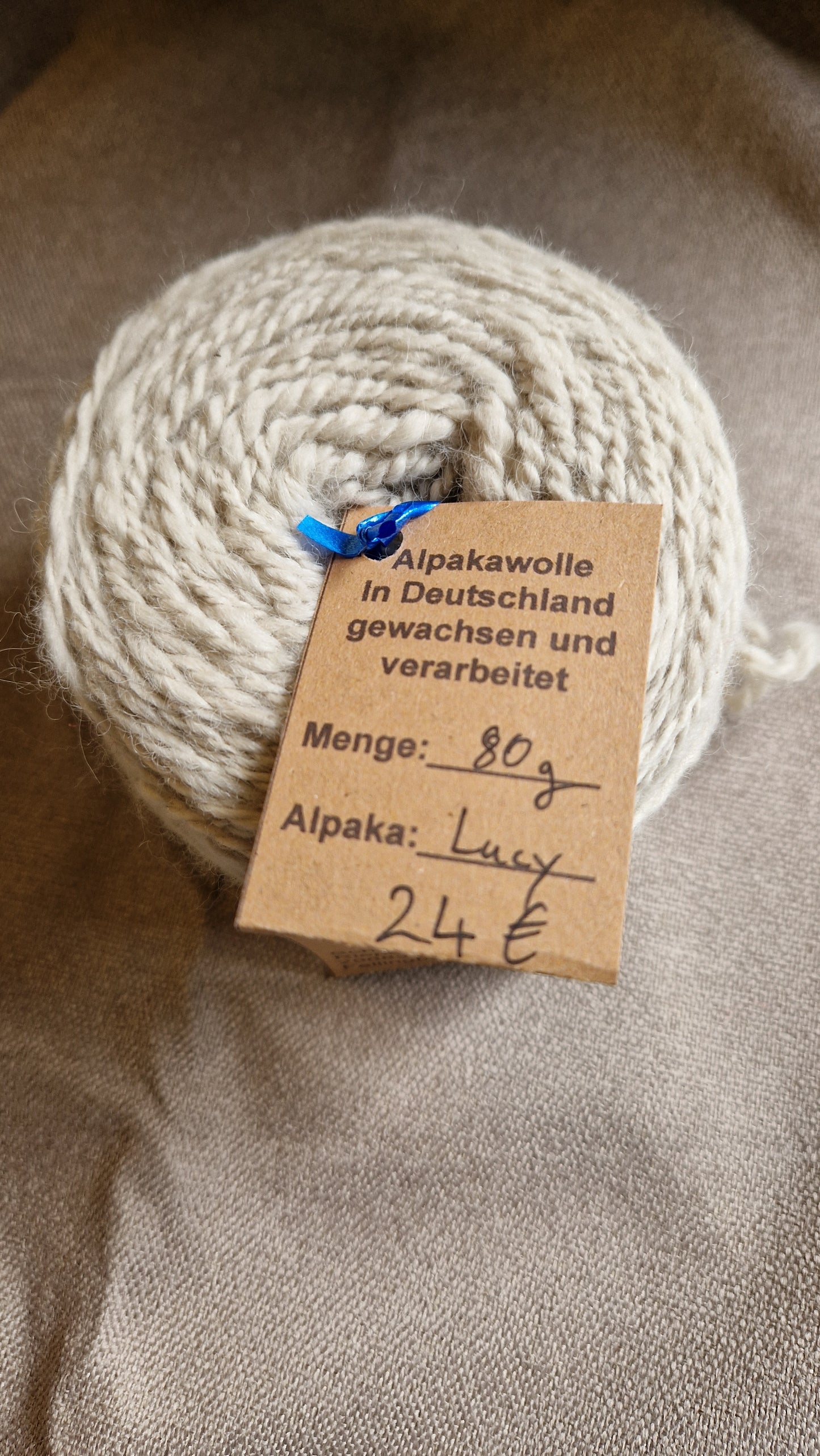 Alpakawolle - weiß