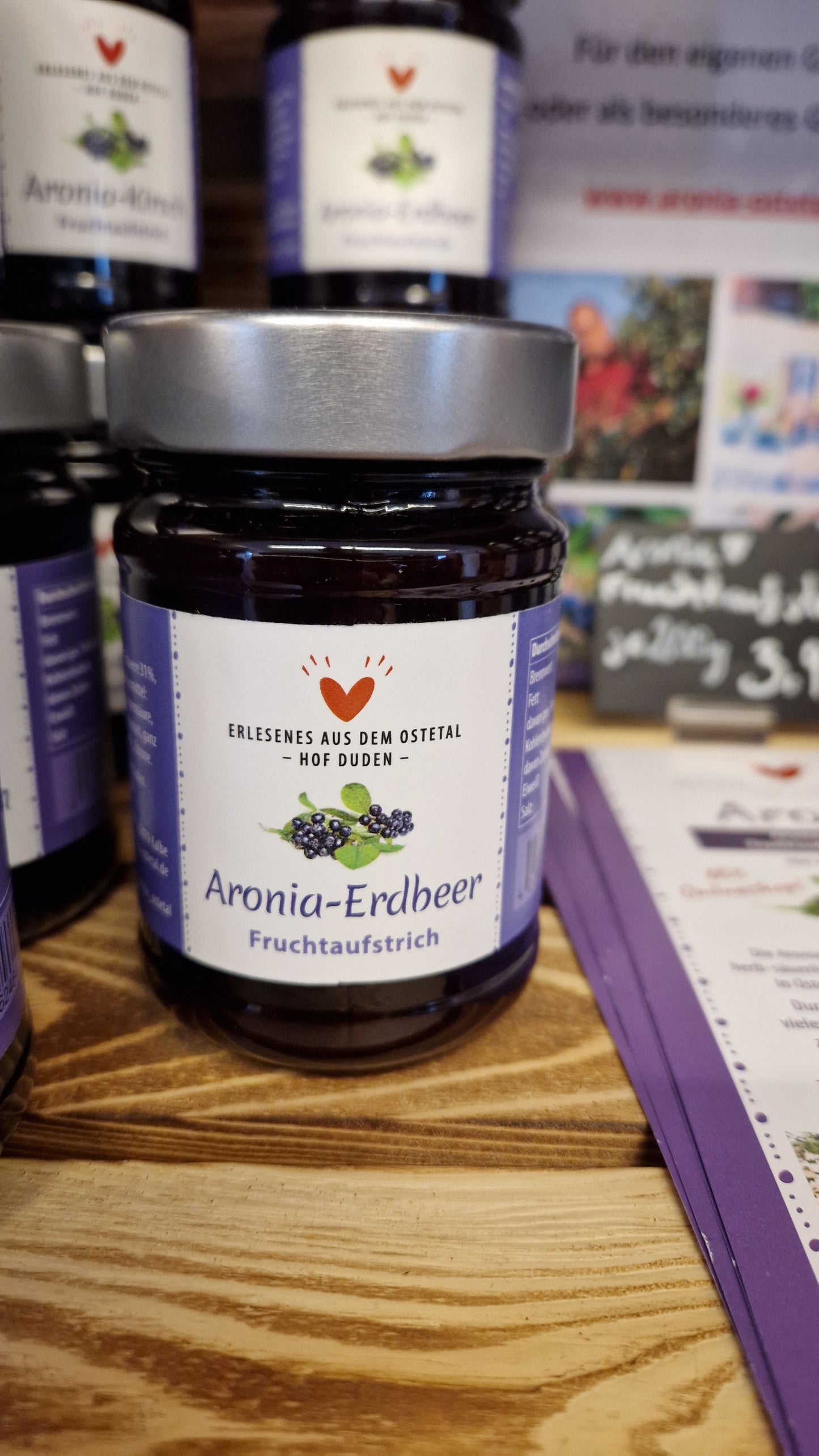 Fruchtaufstrich Aronia-ERDBEERE 200g
