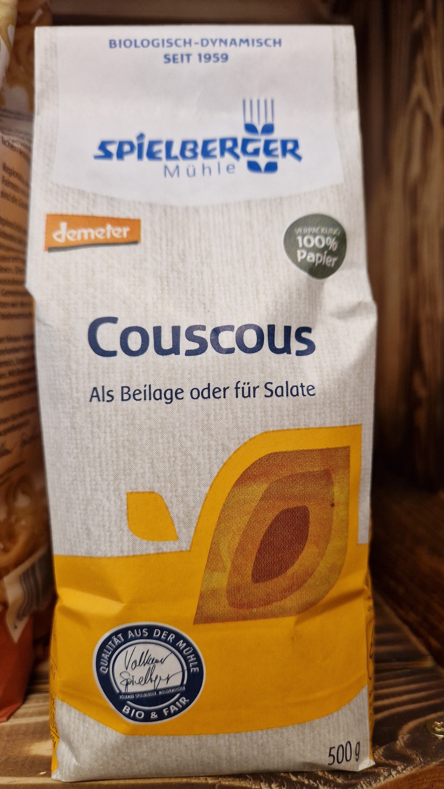 Couscous Papierbeutel demeter 500g