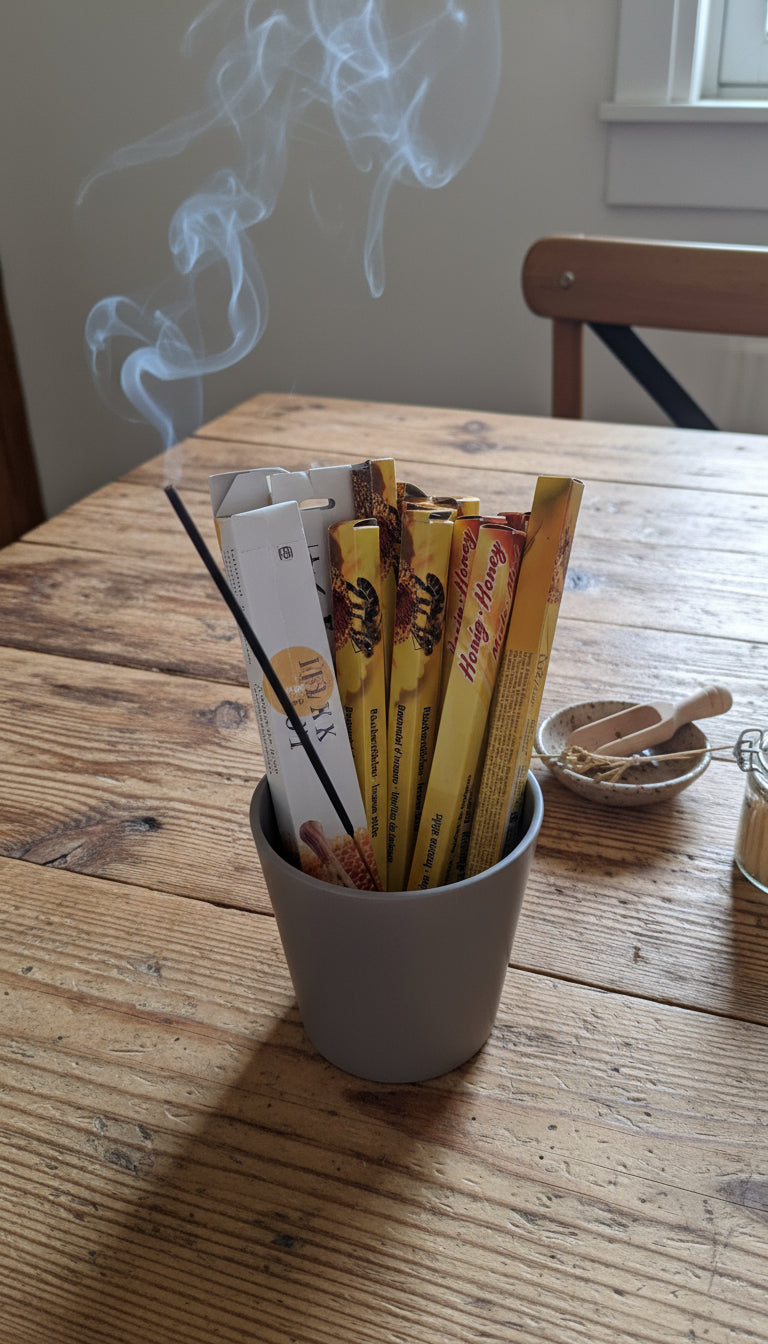 Premium Räucherstäbchen Honig