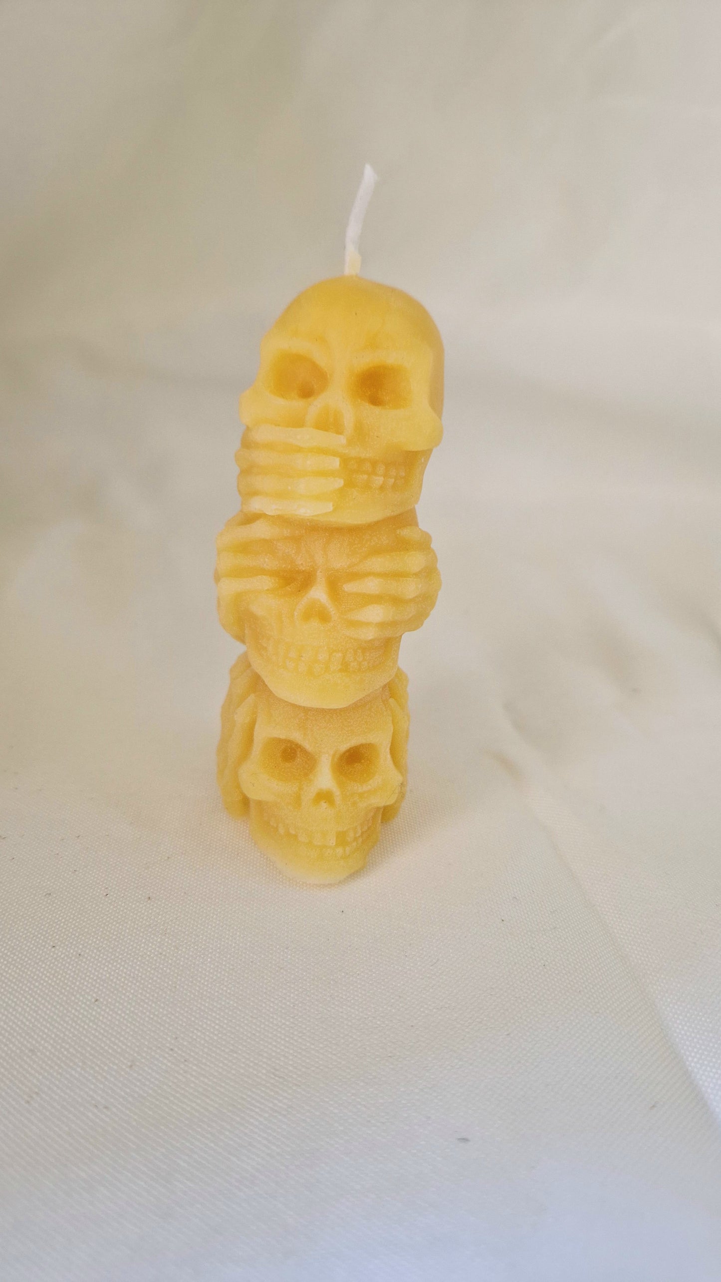 Kerze "Skull Totem" Handgegossen