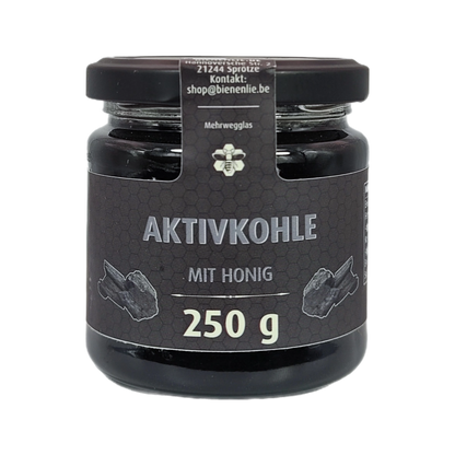 Aktivkohle mit Honig - ungewöhnlich & cremig | 250g