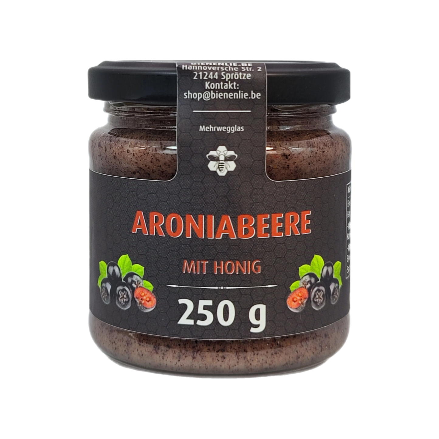Aroniabeere mit Honig - fruchtig & kräftig | 250g