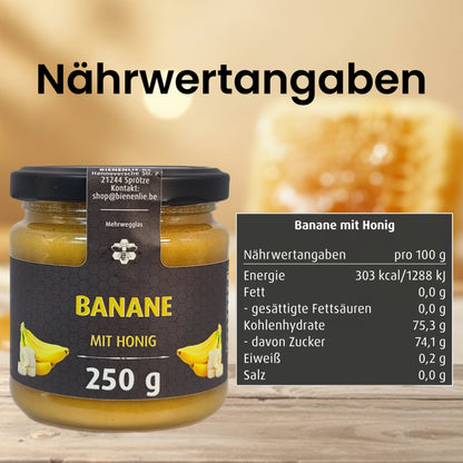 Honig mit Frucht 3`er Set, Mango, Banane, Drachenfrucht mit Honig je 250g