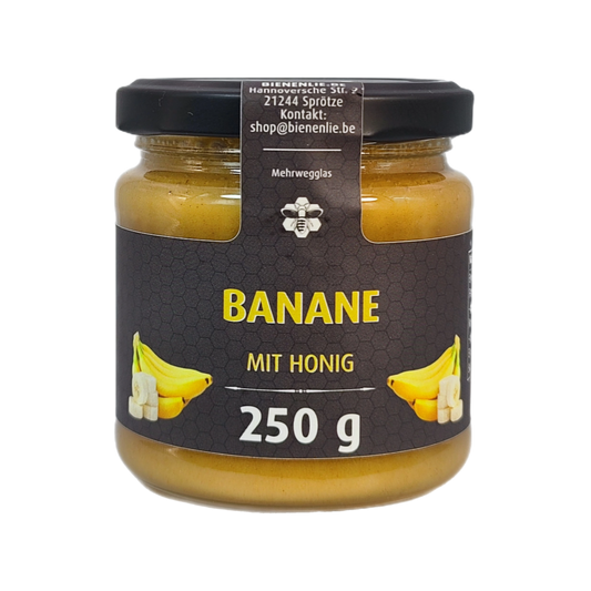 Honig mit Frucht 4er Set | Banane, Sanddorn, Mango & Drachenfrucht mit Honig | je 250g