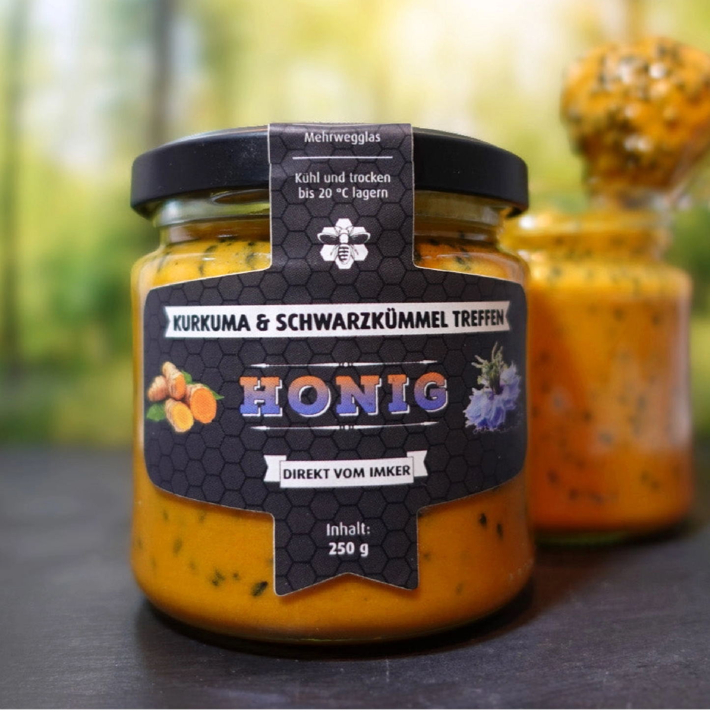 Kurkuma Schwarzkümmel trifft Honig 250g