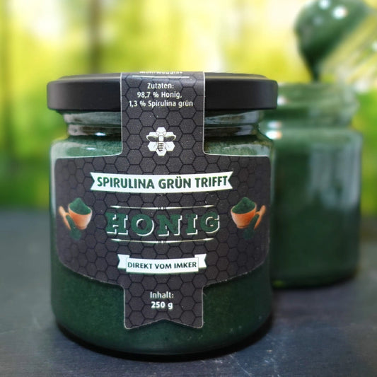 Spirulina Grün trifft Honig 250g