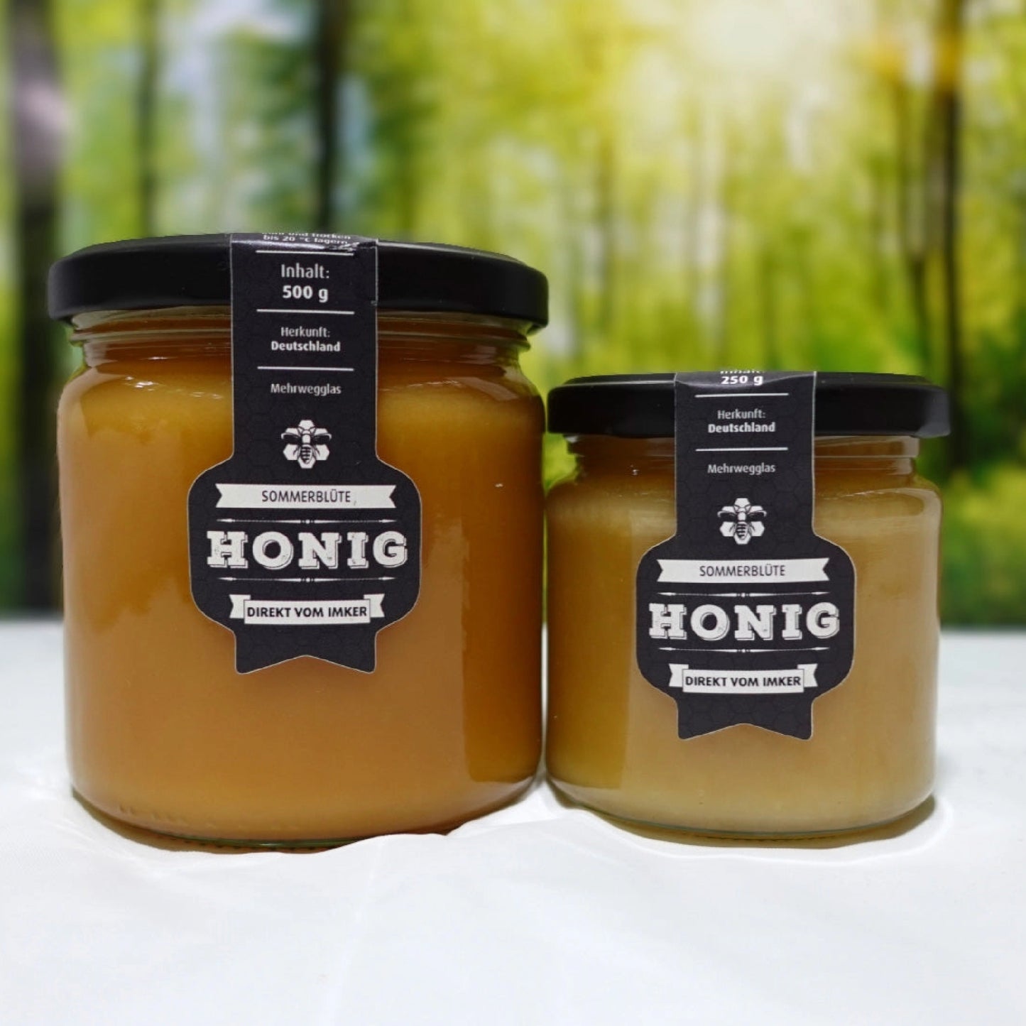 Deutscher Sommerblüten Honig 500g