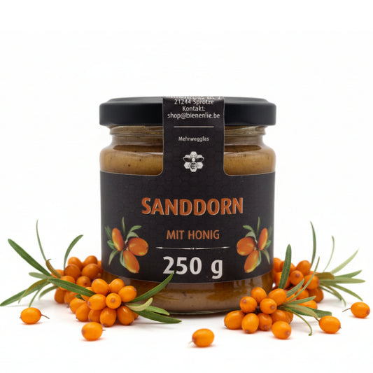 Sanddorn mit Honig - süß & sauer | 250g