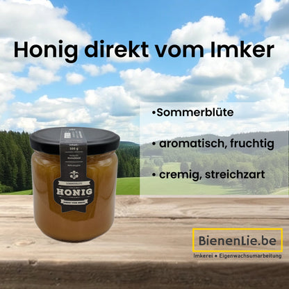 Deutscher Sommerblüten Honig 500g