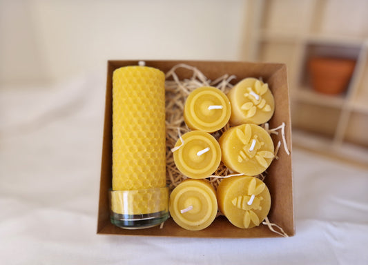 Geschenk-Set "Bee Candle" (9687236575578)