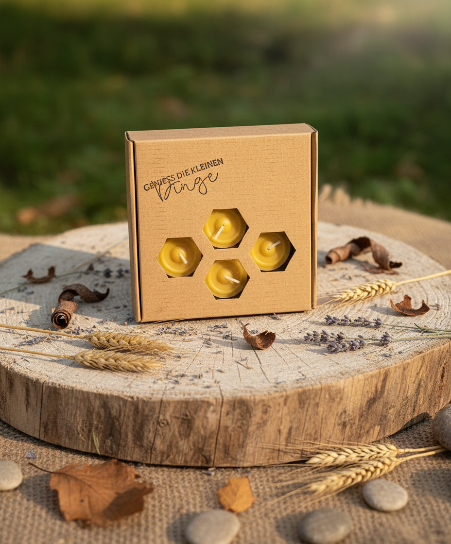 Bienenwach-Teelichter-geschenk-2