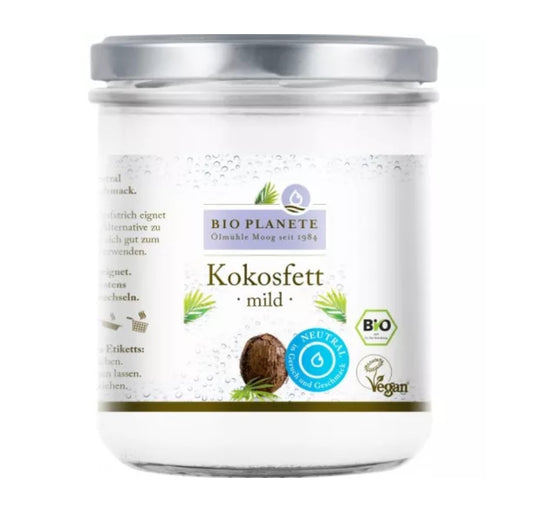 Kokosfett mild gedämpft 0,4l