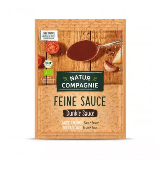Dunkle Sauce feinkörnig