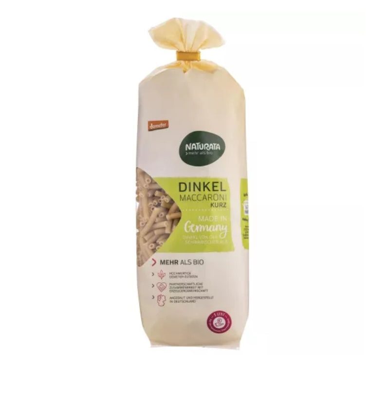 Dinkel-Maccaroni kurz, hell 500g