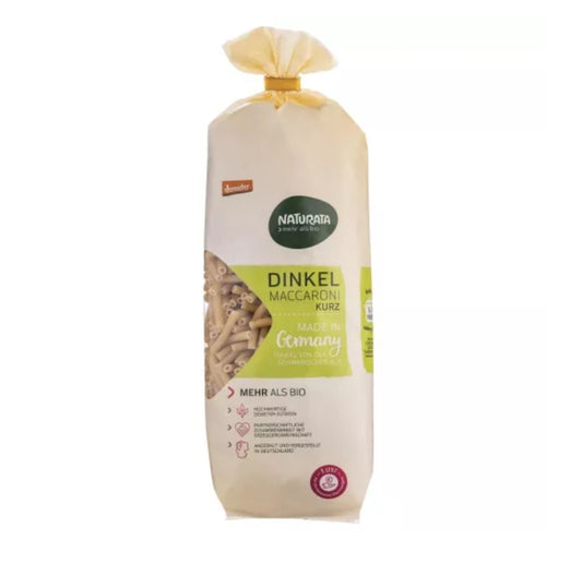 Dinkel-Maccaroni kurz, hell 500g