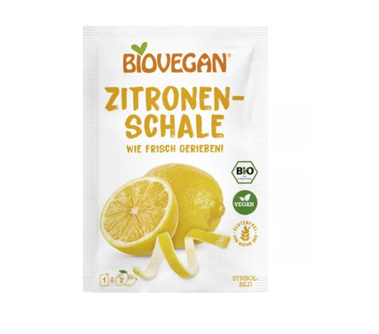 Zitronenschale gerieben