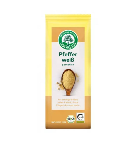 Pfeffer weiß, gemahlen 50g