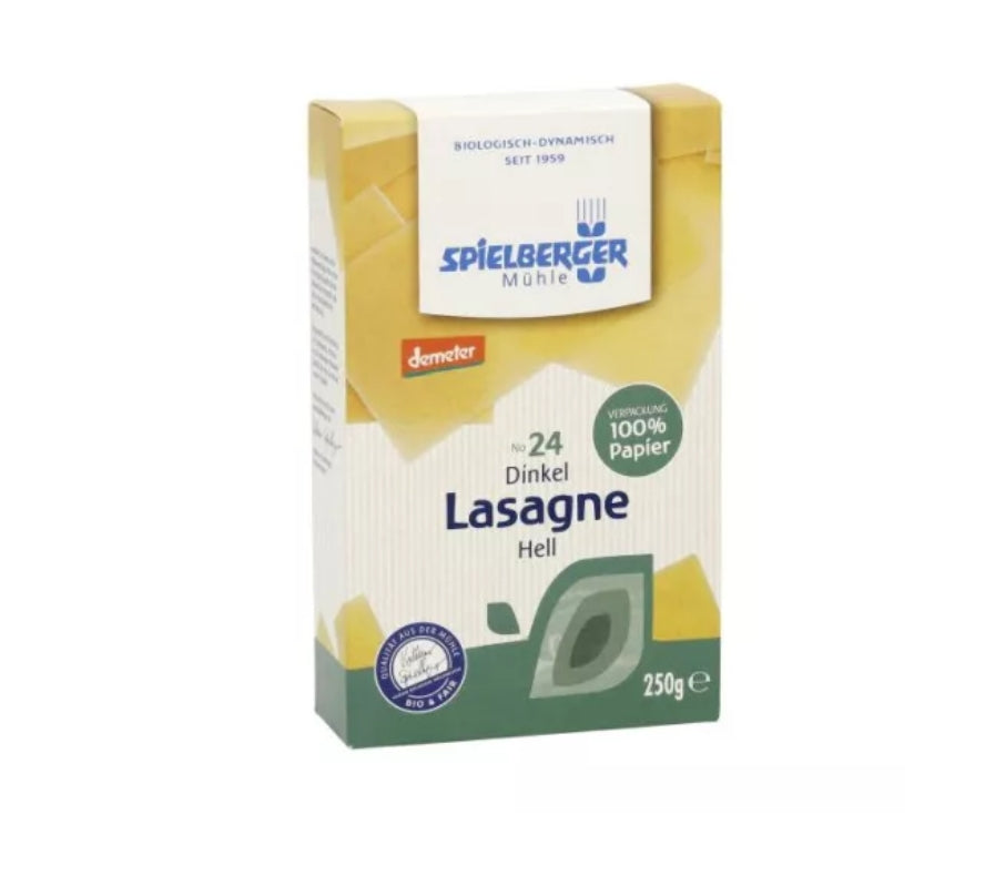 Dinkel Lasagne hell (Papier) 250g
