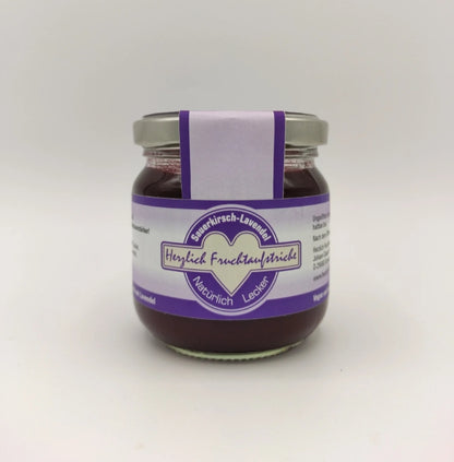 Fruchtaufstrich Sauerkirsch-Lavendel