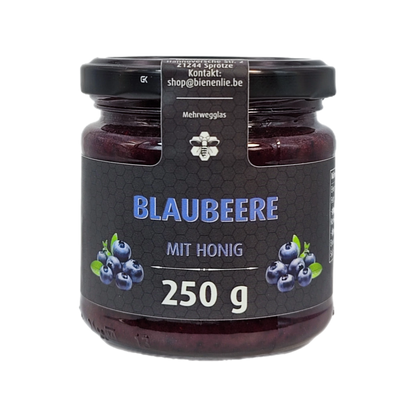 Frucht mit Honig 4'er set- Erdbeere, Blaubeere, Brombeere, Schwarze Johannesbeere im Set