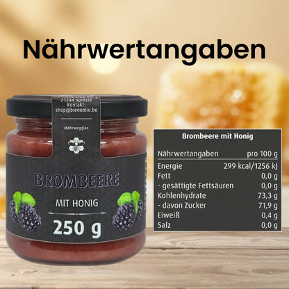 Brombeere mit Honig - fruchtig & säuerlich | 250g
