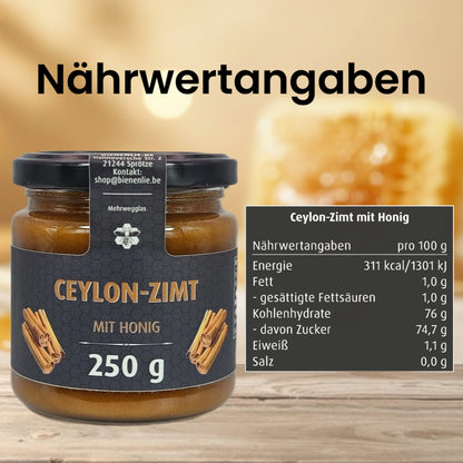 Ceylon-Zimt mit Honig - fein & mild | 250g
