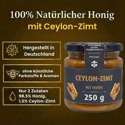 Ceylon-Zimt mit Honig - fein & mild | 250g