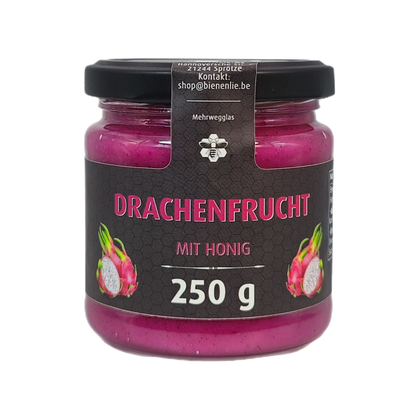 Honig mit Frucht 6er Set – Acaibeere, Sanddorn, Brombeere, Banane, Drachenfrucht & Aroniabeere | 6 × 250g