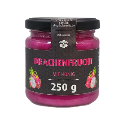 Honig mit Frucht 6er Set – Acaibeere, Sanddorn, Brombeere, Banane, Drachenfrucht & Aroniabeere | 6 × 250g