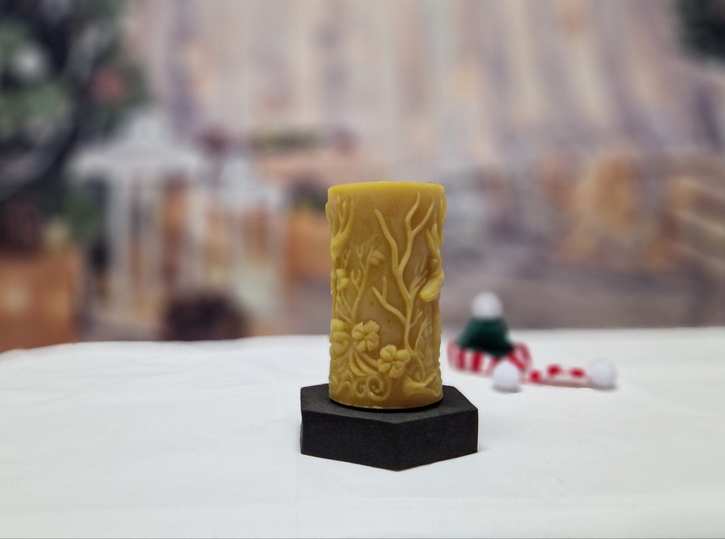 Kerze Hirschkopf Motiv