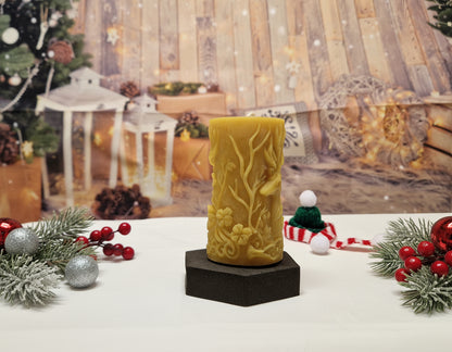 Kerze Hirschkopf Motiv