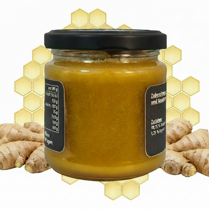 Ingwer mit Honig - würzig & leicht scharf | 250g